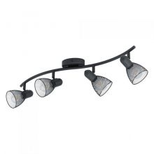 carovigno lampa sufitowa czarna 4xe14